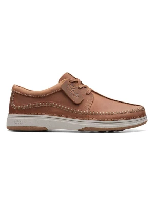 Clarks Skórzane mokasyny "Nature 5" w kolorze jasnobrązowym rozmiar: 42,5