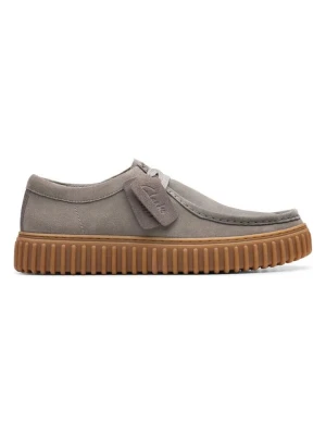 Clarks Skórzane mokasyny "Torhill" w kolorze szarym rozmiar: 42,5