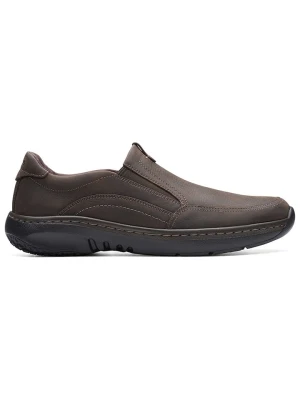 Clarks Skórzane slippersy "ClarksPro Step" w kolorze beżowo-szarym rozmiar: 41