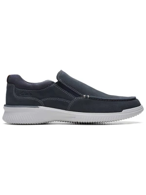 Clarks Skórzane slippersy "Donaway Free" w kolorze granatowym rozmiar: 41