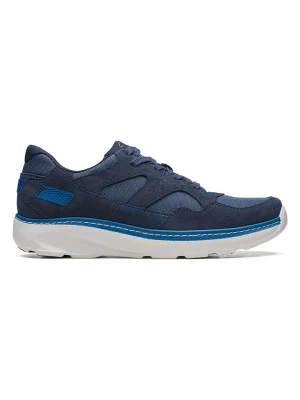 Clarks Skórzane sneakersy "Chart Lite" w kolorze granatowym rozmiar: 41