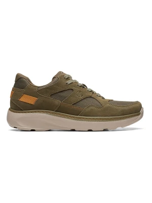 Clarks Skórzane sneakersy "ChartLite Tor" w kolorze zielonym rozmiar: 44,5