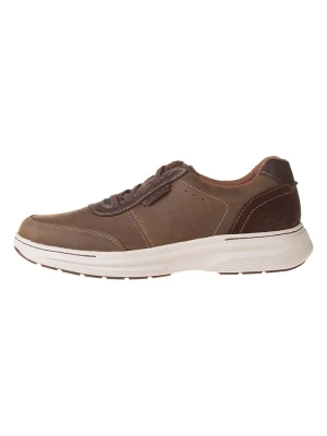 Clarks Skórzane sneakersy "Craftwell" w kolorze brązowym rozmiar: 43