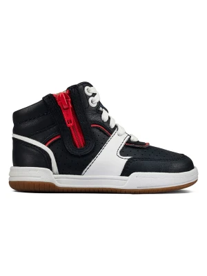 Clarks Skórzane sneakersy "Fawn Peak" w kolorze granatowym rozmiar: 26