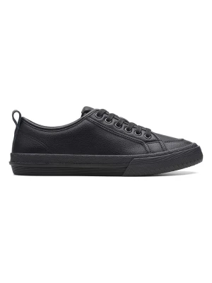 Clarks Skórzane sneakersy "Roxby Lace" w kolorze czarnym rozmiar: 39, 5