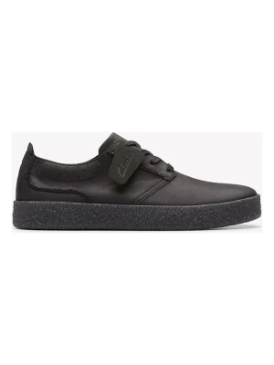 Clarks Skórzane sneakersy "Street hill Lace" w kolorze czarnym rozmiar: 44,5