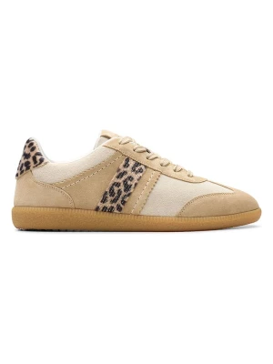 Clarks Skórzane sneakersy w kolorze beżowym rozmiar: 40