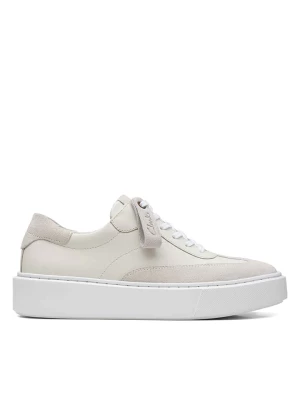 Clarks Skórzane sneakersy w kolorze kremowo-białym rozmiar: 37,5
