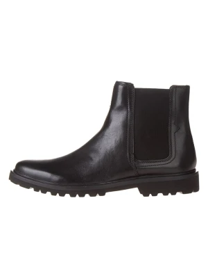 Clarks Skórzane sztyblety "Berwick" w kolorze czarnym rozmiar: 43