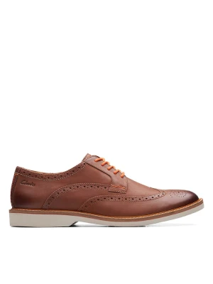 Clarks Skórzane trzewiki "Atticus LT Limit" w kolorze jasnobrązowym rozmiar: 42