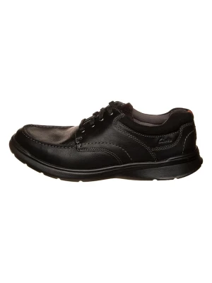 Clarks Skórzane trzewiki "Cotrell Edge" w kolorze czarnym rozmiar: 44,5