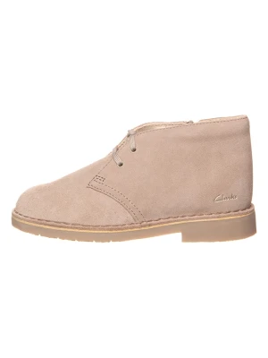 Clarks Skórzane trzewiki "Desert Boot2" w kolorze beżowym rozmiar: 34