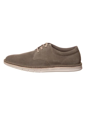 Clarks Skórzane trzewiki "Forge Vibe" w kolorze khaki rozmiar: 40