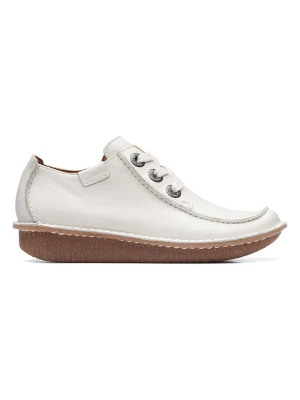 Clarks Skórzane trzewiki "Funny Dream" w kolorze białym rozmiar: 37,5