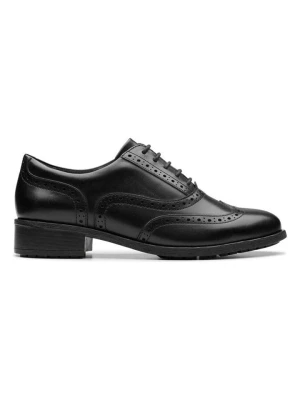Clarks Skórzane trzewiki "Havisham" w kolorze czarnym rozmiar: 37