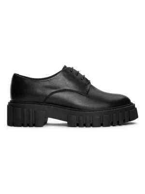 Clarks Skórzane trzewiki "Page Walk" w kolorze czarnym rozmiar: 38