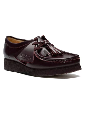 Clarks Skórzane trzewiki "Wallabee" w kolorze fioletowym rozmiar: 39, 5