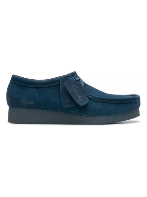 Clarks Skórzane trzewiki "Wallabee" w kolorze granatowym rozmiar: 37