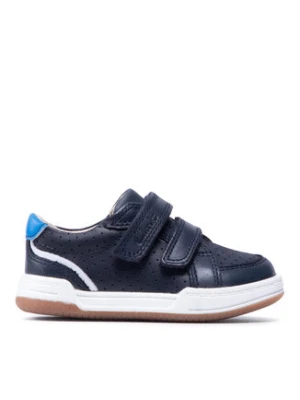 Clarks Sneakersy Fawn Solo T 261589887 Granatowy