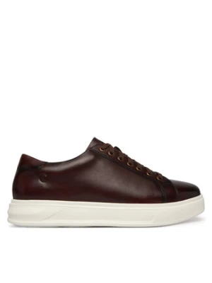 Clarks Sneakersy Goswell Tie 26186560 Brązowy