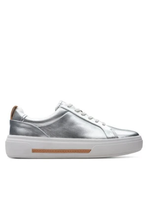Clarks Sneakersy Hollyhock Walk 26176310 Srebrny
