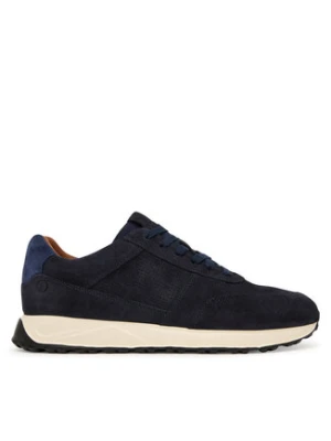Clarks Sneakersy Radwell Tie 26186565 Granatowy
