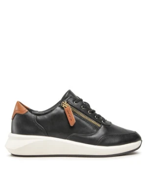 Clarks Sneakersy Un Rio Zip 261680184 Czarny