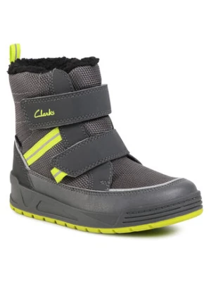 Clarks Śniegowce Jumper Jump K 261535787 Szary