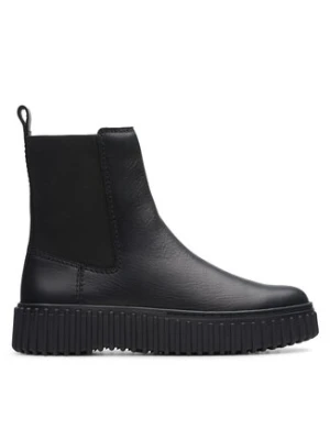 Clarks Sztyblety Torhill Maple 26173858 Czarny