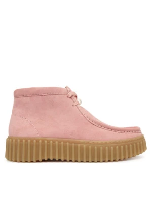 Clarks Trzewiki Torhill Moss 26184636 Różowy