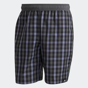 Classic-Length Check Swim Shorts Adidas