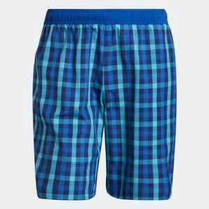 Classic-Length Check Swim Shorts Adidas