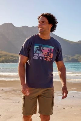 Classico męska koszulka organiczna - Grey Animal