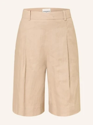 Claudie Pierlot Bermudy Z Lnem beige