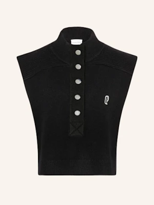 Claudie Pierlot Bezrękawnik Mimu schwarz