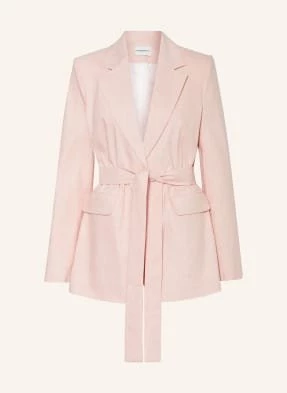 Claudie Pierlot Blezer Z Dodatkiem Lnu rosa