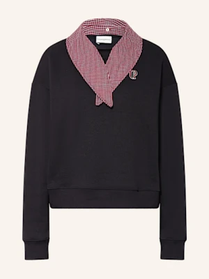 Claudie Pierlot Bluza Nierozpinana Z Odpinanym Kołnierzem blau