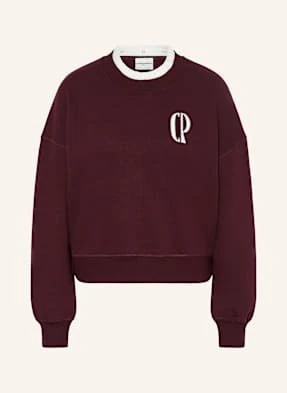 Claudie Pierlot Bluza Nierozpinana Z Odpinanym Kołnierzem rot