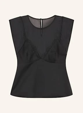 Claudie Pierlot Bluzka Bez Rękawów Z Mieszanki Materiałów schwarz