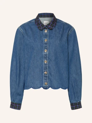 Claudie Pierlot Bluzka Jeansowa blau