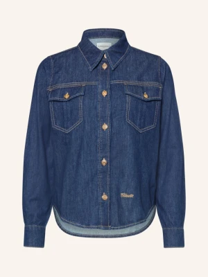 Claudie Pierlot Bluzka Jeansowa blau GRANATOWY