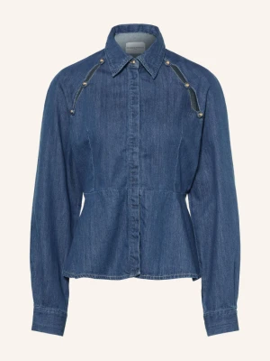 Claudie Pierlot Bluzka Jeansowa Z Wycięciami blau GRANATOWY