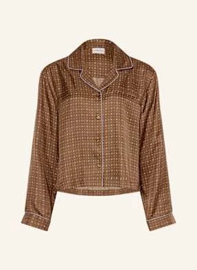 Claudie Pierlot Bluzka Jedwabna braun