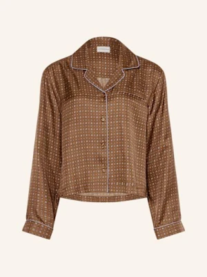 Claudie Pierlot Bluzka Jedwabna braun