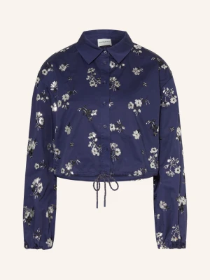 Claudie Pierlot Bluzka Koszulowa Z Cekinami blau beżowy