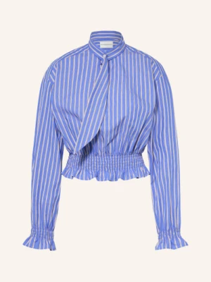 Claudie Pierlot Bluzka Koszulowa Z Falbanami blau