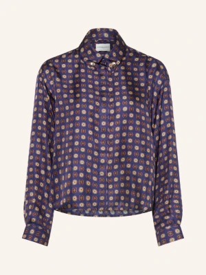 Claudie Pierlot Bluzka Koszulowa Z Jedwabiu blau