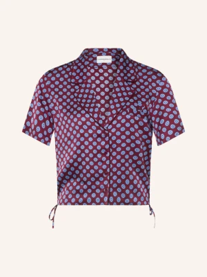 Claudie Pierlot Bluzka Satynowa rot