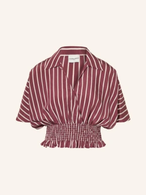 Claudie Pierlot Bluzka Z Falbanami rot