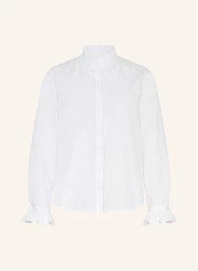 Claudie Pierlot Bluzka Z Falbankami weiss